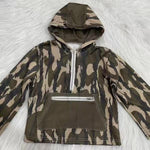 Preorder 10.24 MOQ 5 pcs BT1385 Hunting Camo Kids Hoodie Zipper Pullover