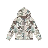 Preorder Samples BT1390 Hunting Camo Bows Hoodie Kids Boys Zipper Coat (12-18M to 7-8T)