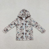 Daddy And Me Hunting Camo Hoodie Zipper Coat
