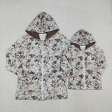Daddy And Me Hunting Camo Hoodie Zipper Coat