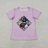 BSSO1583 Mardi Gras Mallard Ducks Camo Purple Boys Shorts Set