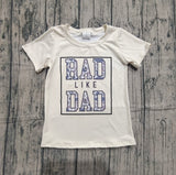 Preorder Samples BT1416 RAD Like DAD Camo Kids Boys Shirt Top