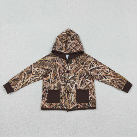 BT1443 Hunting Camo Hoodie Kids Coat