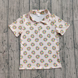 Preorder Samples BT1453 Mardi Gras Dount Polo Men Adult's Shirt Top