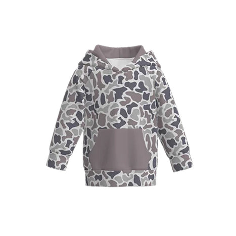 Preorder 10.21 MOQ 5 pcs BT1469 Hunting Camo Kids Hoodie Pullover