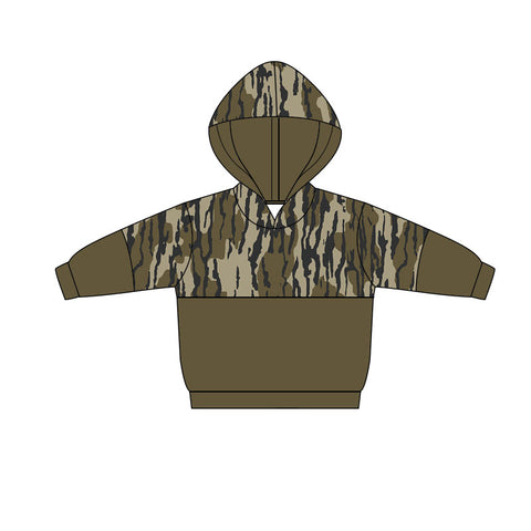 Preorder 12.06 MOQ 5 pcs BT1514 Hunting Camo Kids Hoodie Pullover
