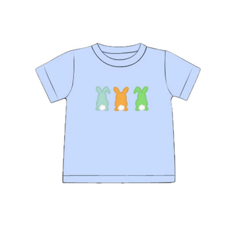 Preorder 12.07 MOQ 5 pcs BT1522 Easter Bunny Kids Boys Shirt Top