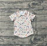 Preorder Samples BT1564 Hunting Camo Buttons Kids Boys Shirt