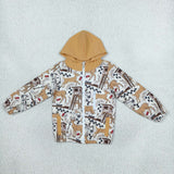 BT1567 Hunting Elk Camo Hoodie Kids Girls Coat