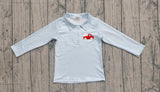 Preorder Samples BT1573 Embroidery Valentine's Day Love Car Kids Boys Polo Shirt Top
