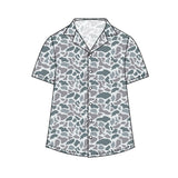 Preorder Samples BT1609 Hunting Camo Buttons Men Adult's Shirt