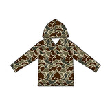 Preorder Samples BT1650 Hunting Camo Hoodie Kids Boys Pullover