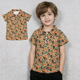 BT1696 Mascot School Team Camo T Kids Boys Polo Shirt Top