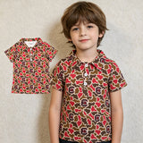 BT1697 Mascot University Team Camo Kids Boys Polo Shirt Top