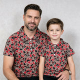BT1718,BT1699 Hunting Camo Team Polo Daddy And Me Kids Men Adult's Shirt Top