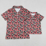 BT1718,BT1699 Hunting Camo Team Polo Daddy And Me Kids Men Adult's Shirt Top