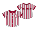 Preorder Samples BT1746 Mascot Team Stripe Buttons Kids Boys Shirt