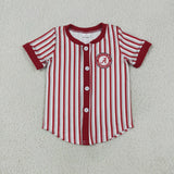 BT1746 Mascot Team Stripe Buttons Kids Boys Shirt