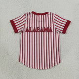 BT1746 Mascot Team Stripe Buttons Kids Boys Shirt