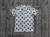 Preorder Samples BT1756 University Football Team Mascot Kids Boys Polo Shirt Top