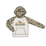 Preorder MOQ 5 pcs Hunting Camo Elk Kids Boys Hoodie Pullover