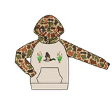Preorder MOQ 5 pcs Hunting Camo Elk Kids Boys Hoodie Pullover