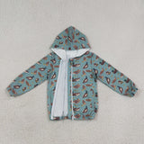 BT1818 Mallard Ducks Kids Hoodie Zipper Coat