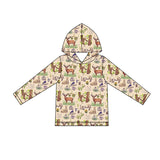 Preorder MOQ 5 pcs Each Style Hunting Western Hoodie Kids Boys Pullover Shirt