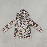 Hunting Camo Mommy And Me Hoodie Zipper Pullover Shirt
