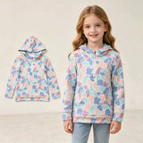 BT1855 Hunting Camo Pink Zipper Hoodie Kids Girls Pullover