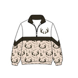 Preorder MOQ 5 pcs Each Style Hunting Camo Zipper Kids Boys Pullover Shirt
