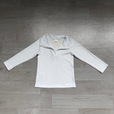 Preorder Samples BT1878 Light Blue Stripe Zipper Kids Boys Pullover Shirt