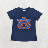 BT1880 Vinyl School Team Navy Boys Kids Shirt Top