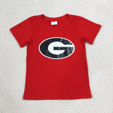 BT1886 Vinyl School Team GEORGIA Boys Kids Shirt Top