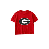 Preorder MOQ 5 pcs Each Style School Team Mascot Kids T-Shirt