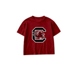 Preorder MOQ 5 pcs Each Style School Team Mascot Kids T-Shirt