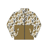 Preorder MOQ 5 pcs Each Style Hunting Camo Zipper Kids Boys Pullover Shirt
