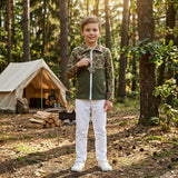BT1933 Duck Hunting Camo Kids Boys Zipper Coat