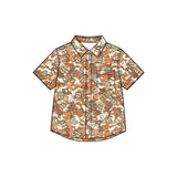 Preorder MOQ 5 pcs Each Style Easter Bunny Camo Buttons Kids Boys Pullover Shirt-2026.8.27