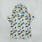 BT1963 Easter Bunny Camo Kids Boys Hoodie Pullover