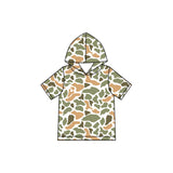 Preorder MOQ 5 pcs Each Style Hunting Camo Hoodie Pullover Shirt Kids Matching Clothes