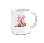 US Warehouse Preorder Bows Boots Ceramic Cup 3.1*3.7 Inches