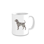 US Warehouse Preorder Dog Camo Ceramic Cup 3.1*3.7 Inches