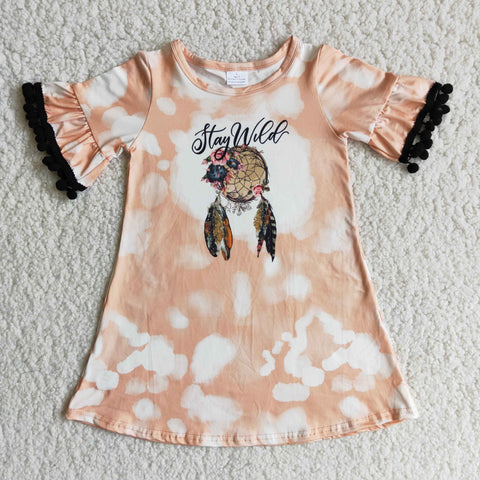 SALE D11-20 Stay wild Girl Dress