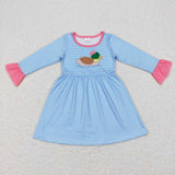 BT0402/GLD0426 Embroidery Mallard Kids Sibiling Matching Clothes