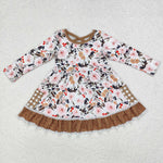 GLD0530 Flower Autumn Girls Dress