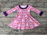 GLD0691 Halloween BOO Ghost Girls Dress