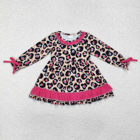 GLD0832 Fashion Leopard Girls Dress