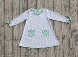 Preorder Samples GLD0927 Flower Floral Blue Girl's Dress