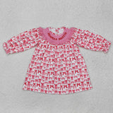 MAMA'S BESTIE Smocked Kids Sibling Matching Clothes